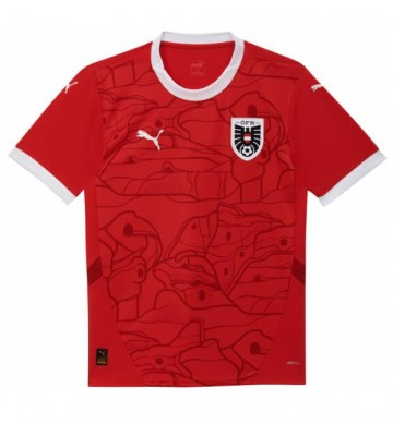 Austria Replica Home Stadium Shirt Euro 2024 Short Sleeve